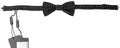 Dolce & Gabbana Black Polka Dot Silk Adjustable Men Neck Papillon Bow Tie by Dolce & Gabbana