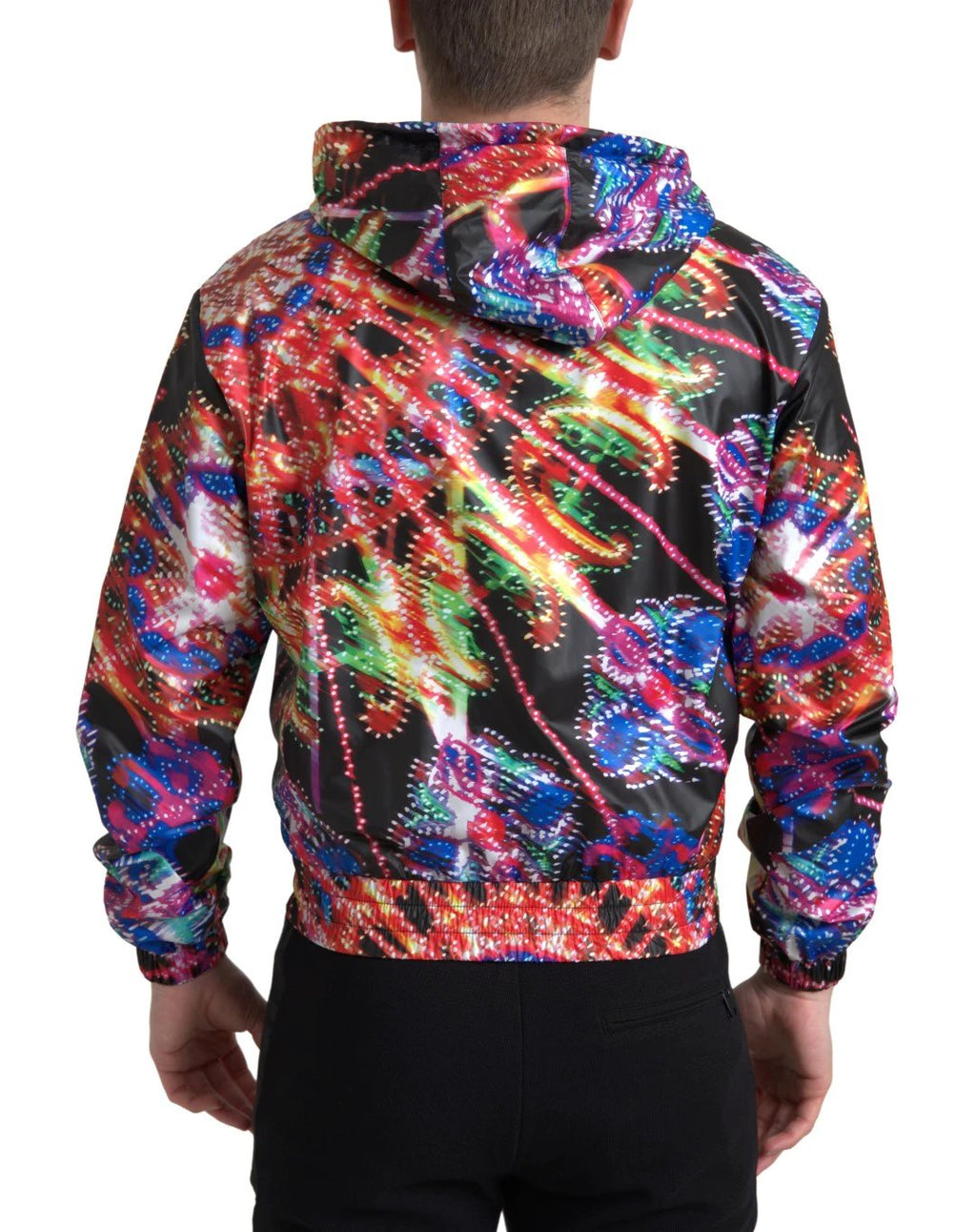 Dolce & Gabbana Multicolor Hooded Sweatshirt Sweater by Dolce & Gabbana