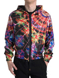 Dolce & Gabbana Multicolor Hooded Sweatshirt Sweater by Dolce & Gabbana