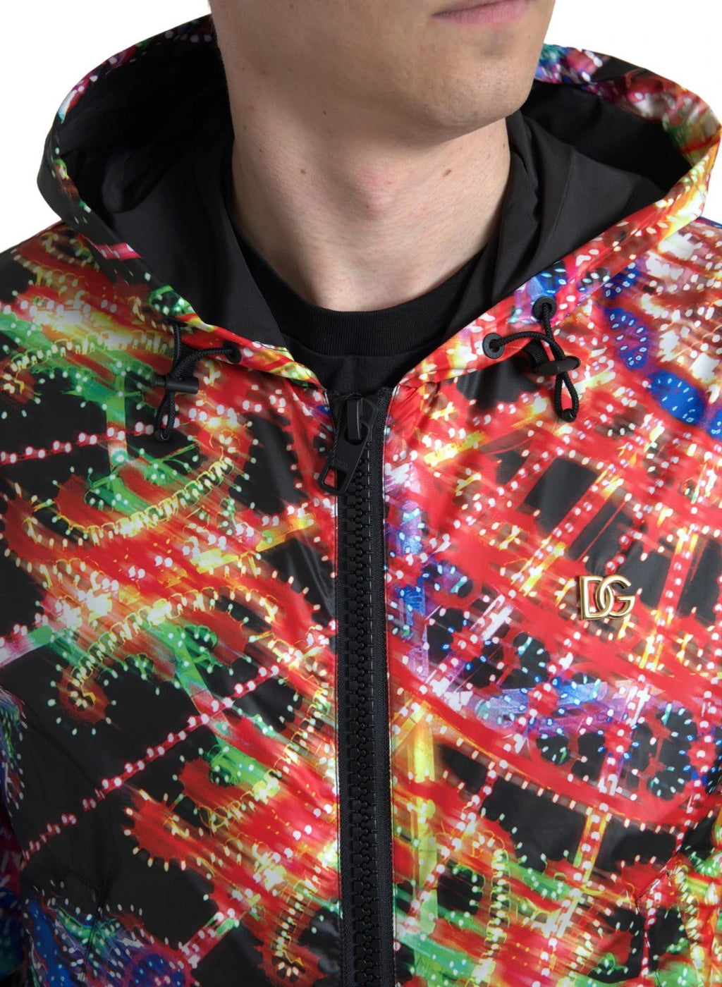 Dolce & Gabbana Multicolor Hooded Sweatshirt Sweater by Dolce & Gabbana