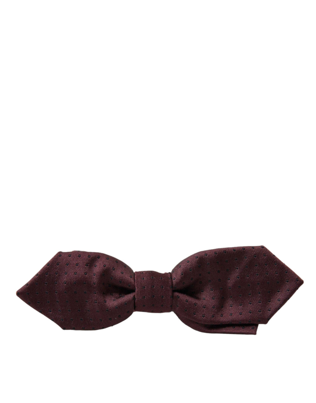 Dolce & Gabbana Red Bordeaux Silk Slim Adjustable Neck Papillon Bow Tie by Dolce & Gabbana