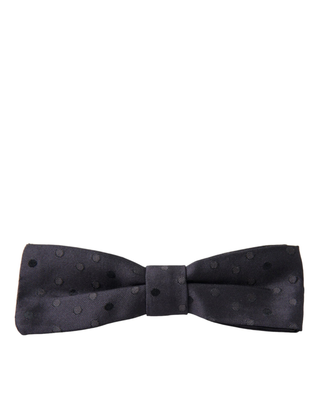 Dolce & Gabbana Blue Polka Dot Silk Adjustable Neck Men Papillon Bow Tie by Dolce & Gabbana