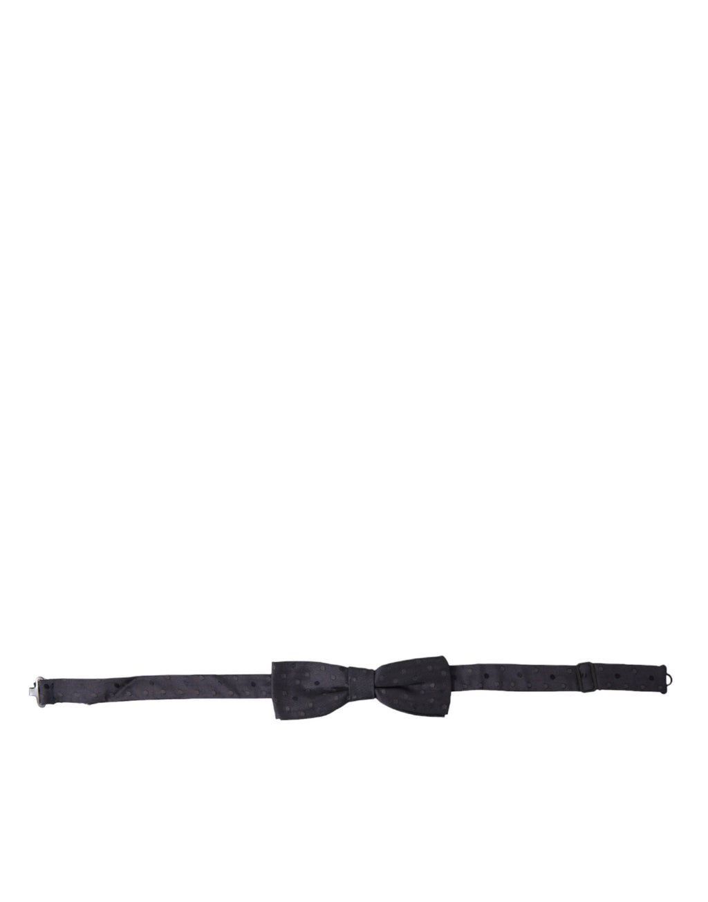 Dolce & Gabbana Blue Polka Dot Silk Adjustable Neck Men Papillon Bow Tie by Dolce & Gabbana