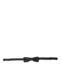 Dolce & Gabbana Blue Polka Dot Silk Adjustable Neck Men Papillon Bow Tie by Dolce & Gabbana