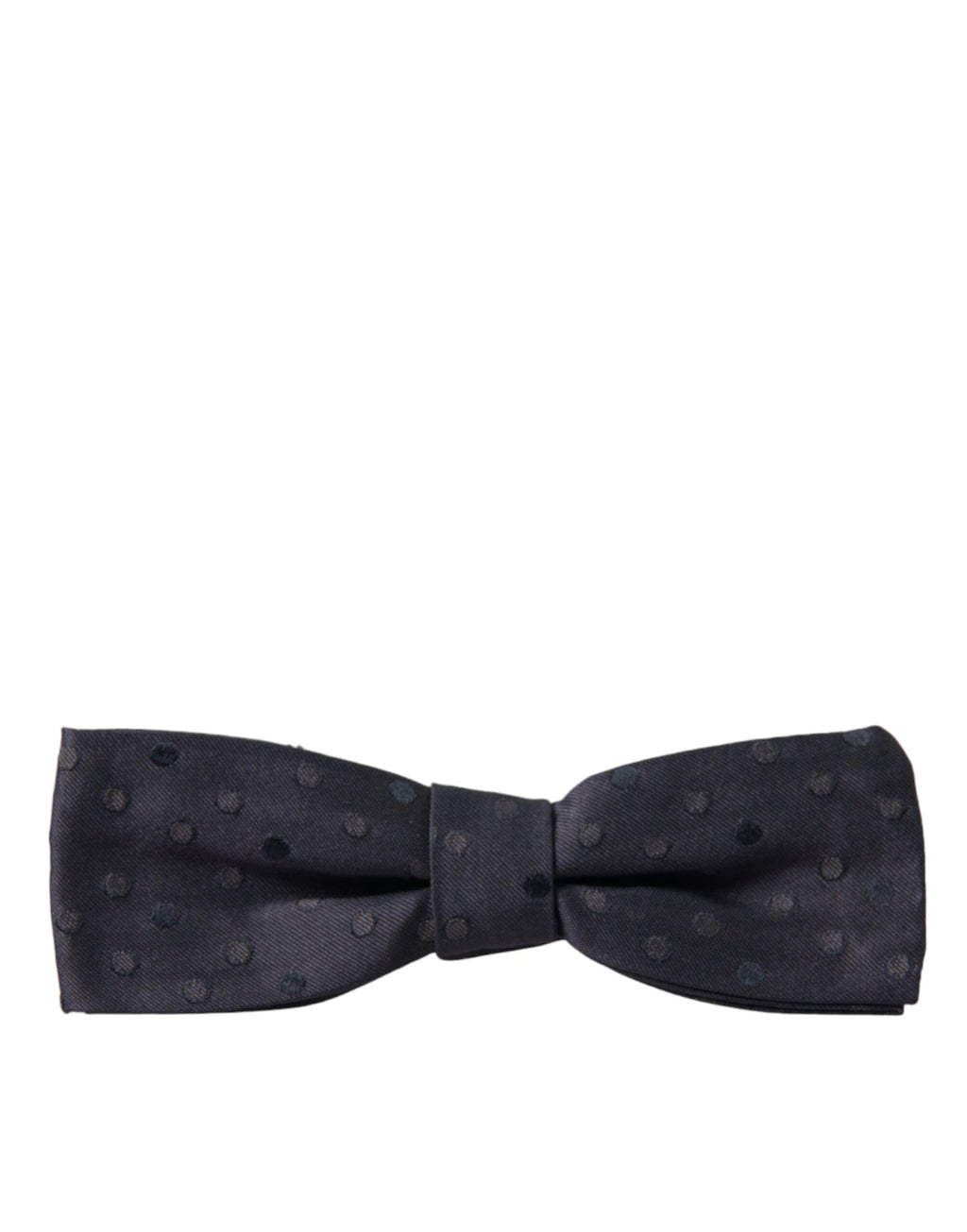 Dolce & Gabbana Blue Polka Dot Silk Adjustable Neck Men Papillon Bow Tie by Dolce & Gabbana