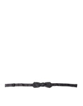 Dolce & Gabbana Dark Gray Silk Adjustable Neck Men Papillon Bow Tie by Dolce & Gabbana