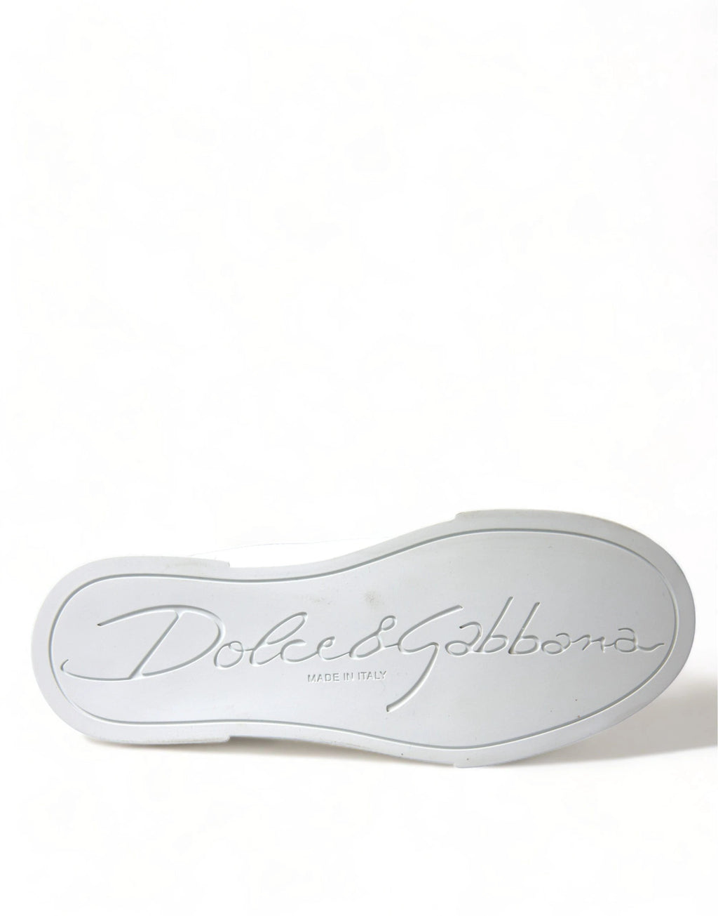 Dolce & Gabbana White Love Patch Portofino Classic Sneakers Shoes by Dolce & Gabbana