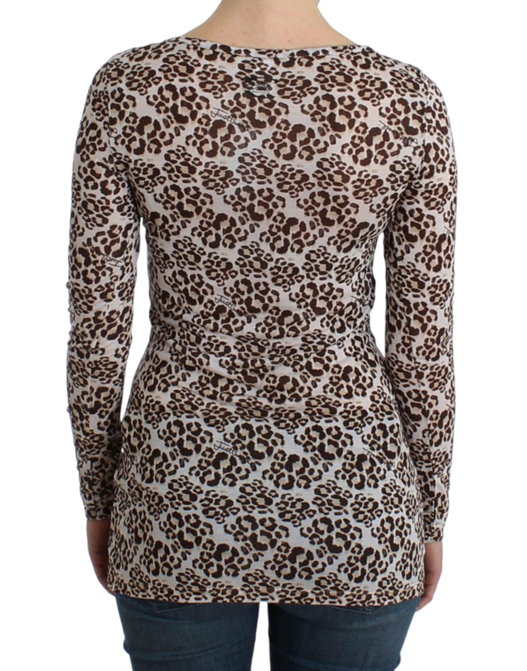 Cavalli Brown longsleeved lace top by Cavalli
