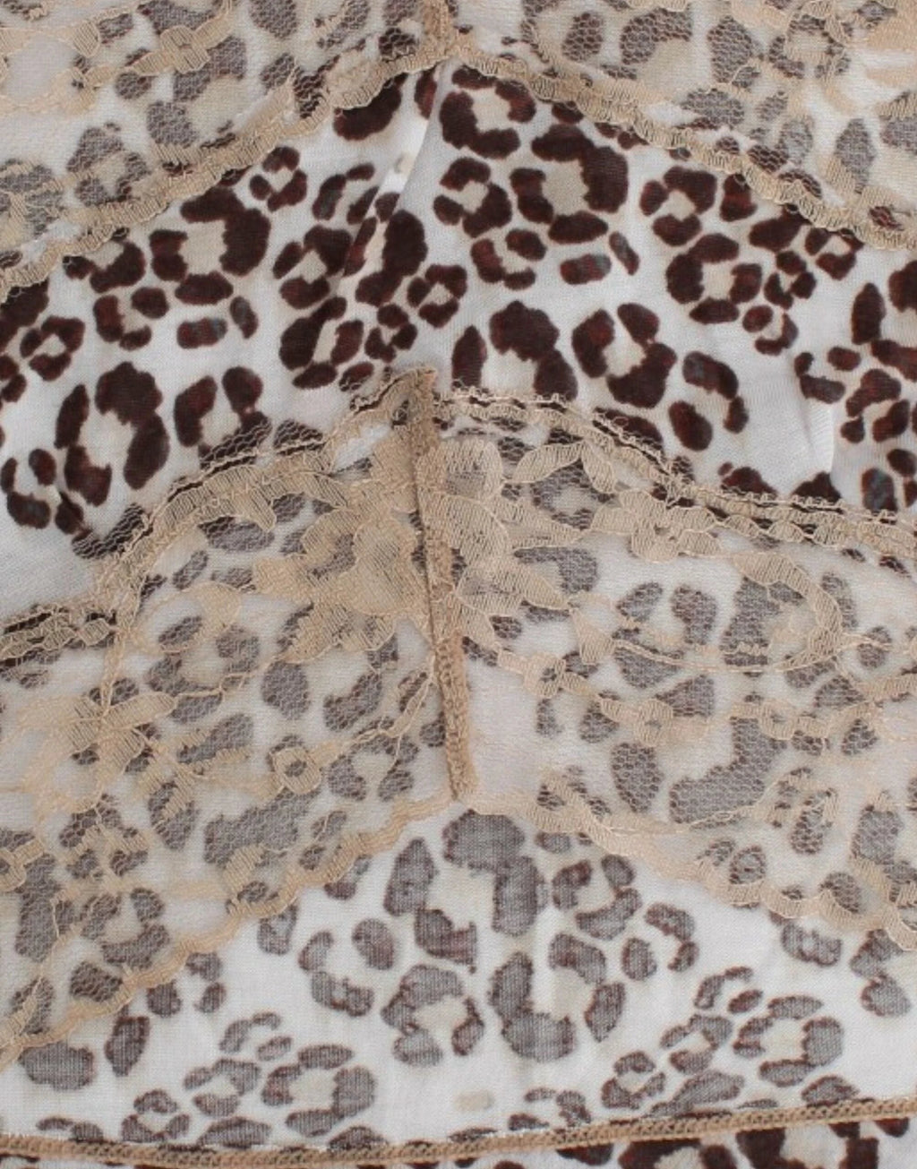Cavalli Brown longsleeved lace top by Cavalli