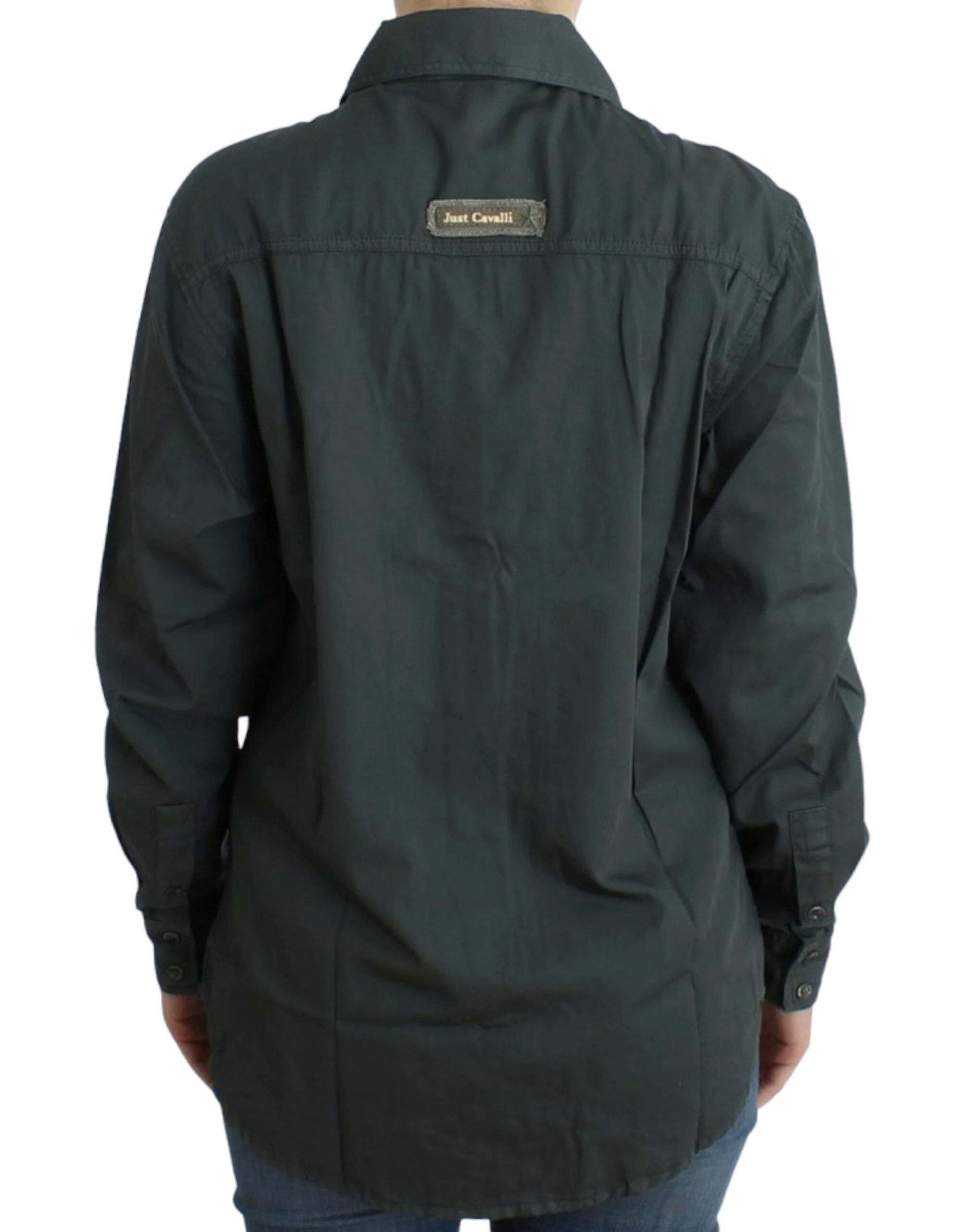 Cavalli Gray button down shirt by Cavalli