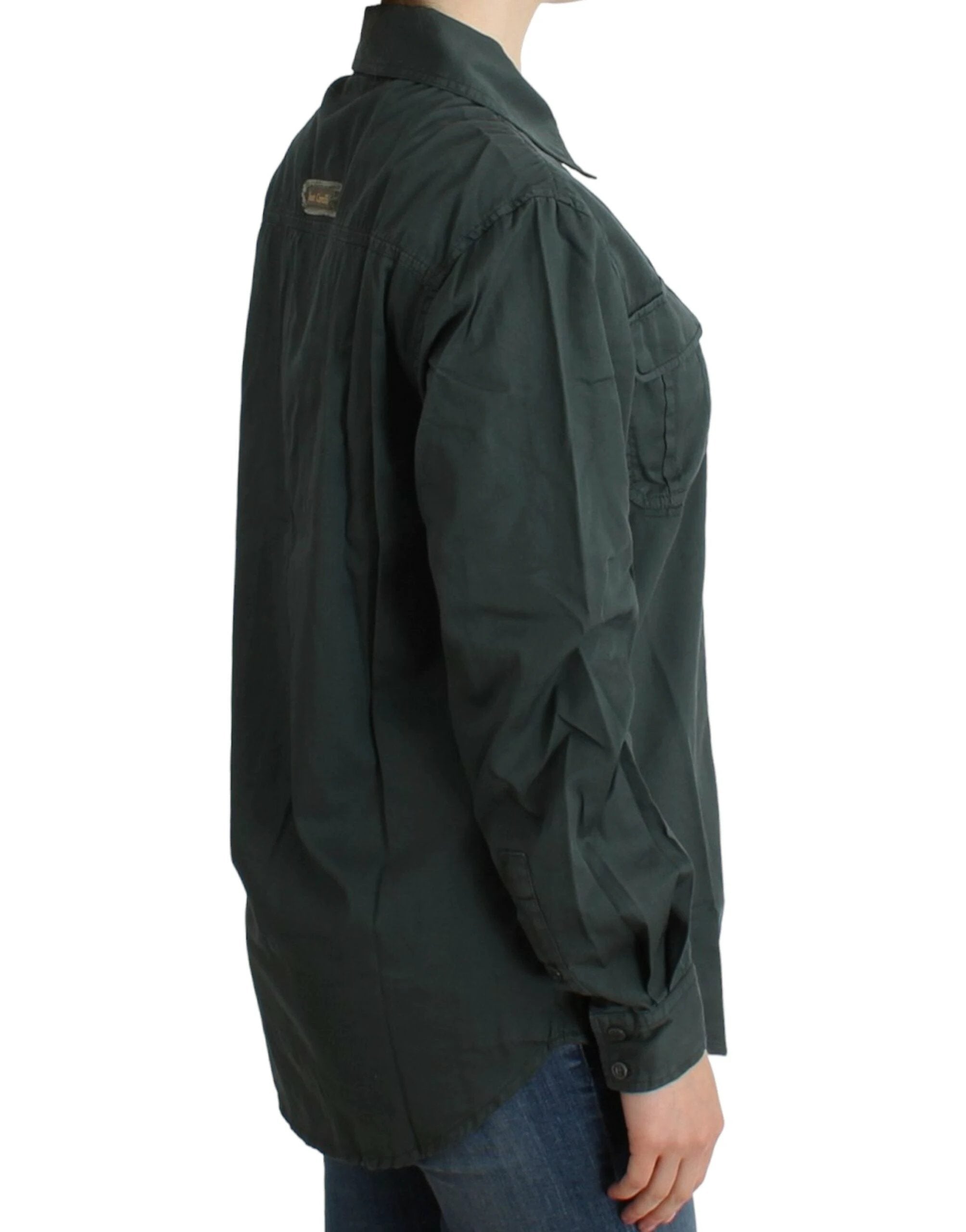 Cavalli Gray button down shirt by Cavalli