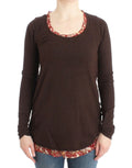 Cavalli Brown crewneck sweater by Cavalli