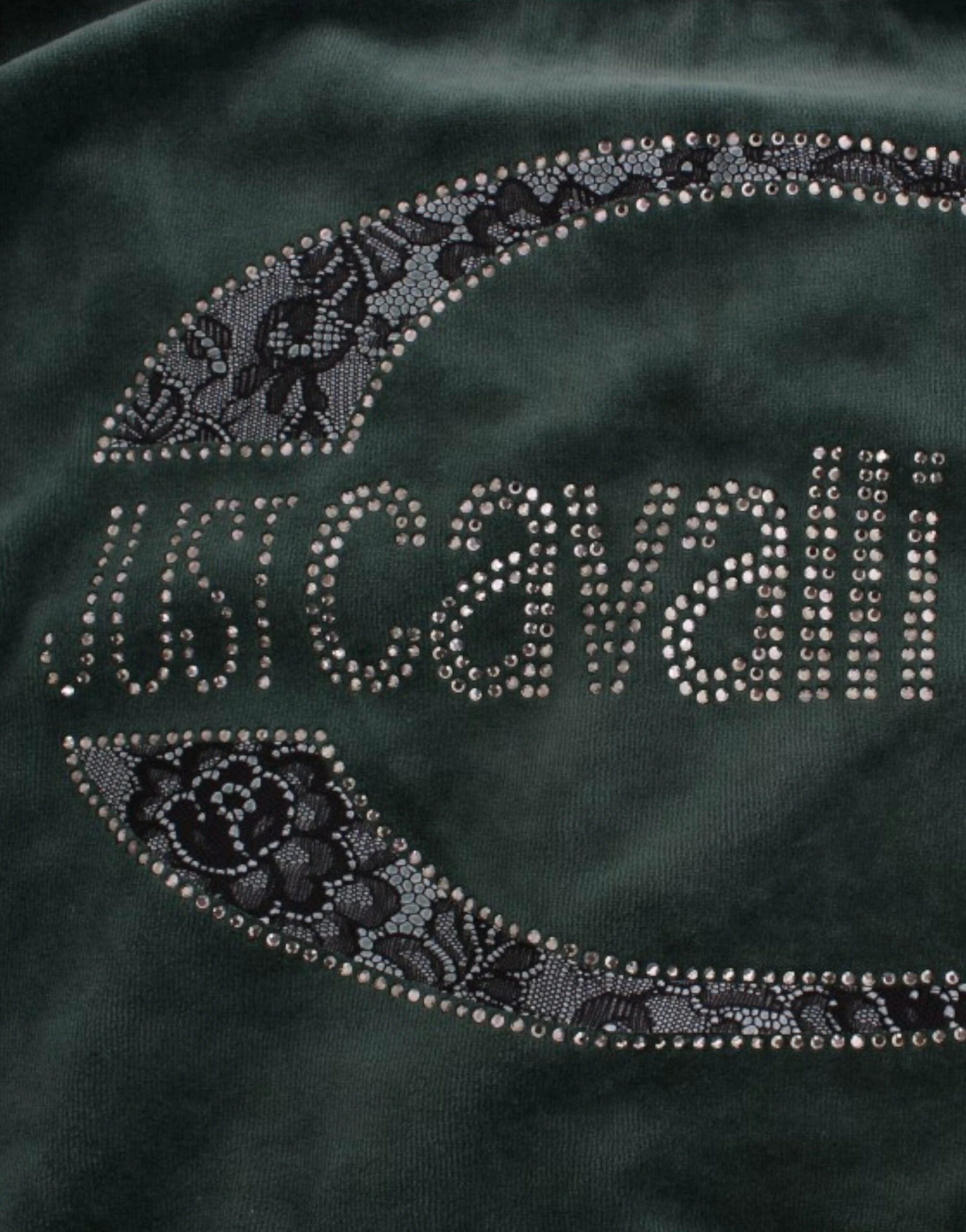 Cavalli Green velvet cotton sweater by Cavalli