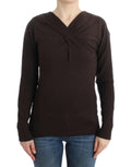 Cavalli Brown knitted wool sweater by Cavalli