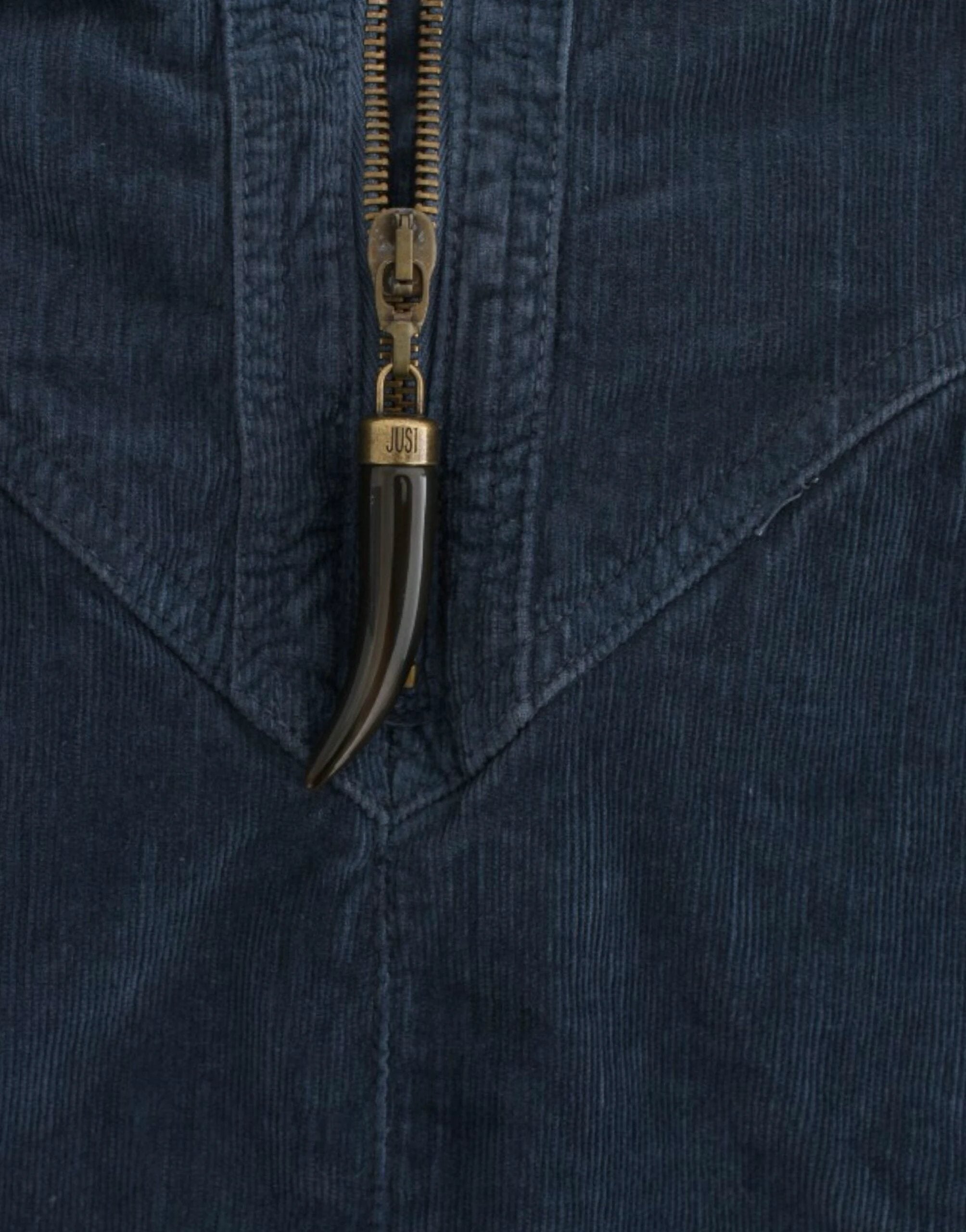 Cavalli Blue corduroy pencil skirt by Cavalli