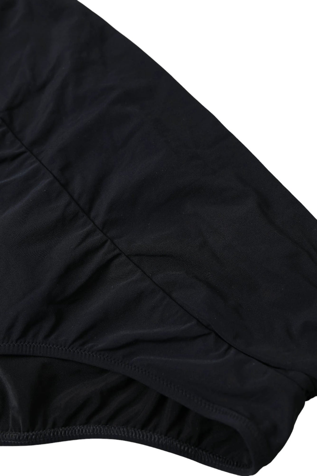 Maillot de bain Dolce &amp; Gabbana en nylon stretch noir, bas de bikini sans coutures