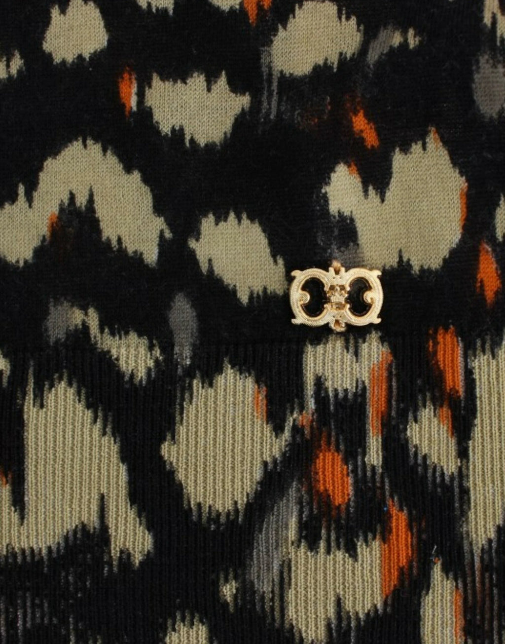 Cavalli Multicolor v-neck wool jumper by Cavalli