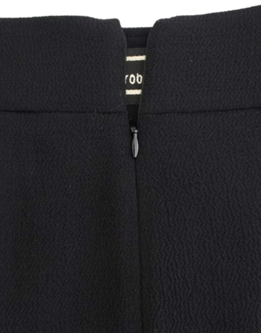 Cavalli Black wool pencil skirt by Cavalli