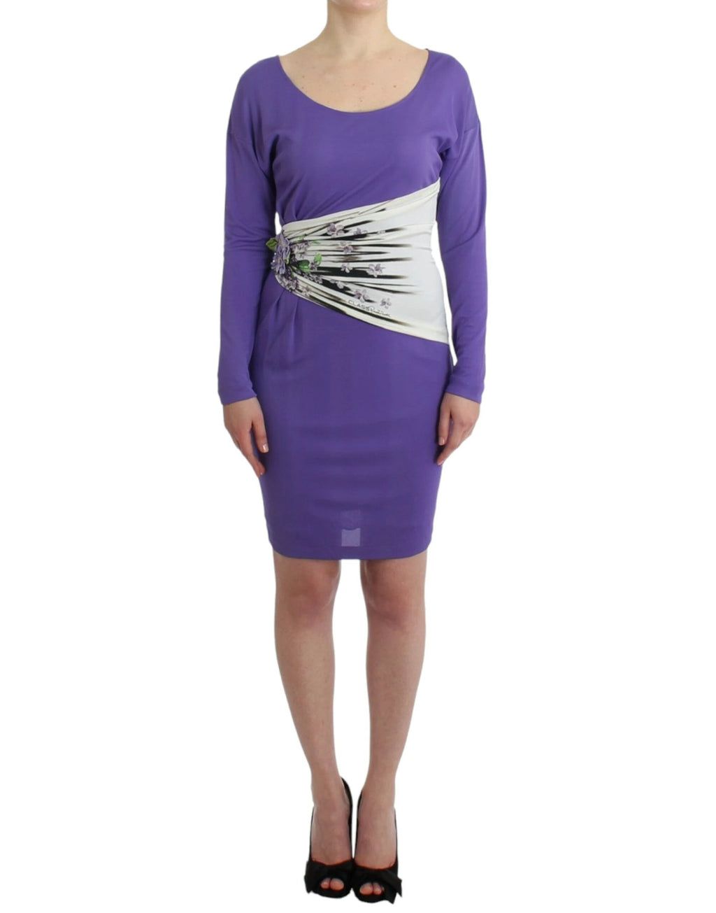 Cavalli Purple longsleeved dress by Cavalli