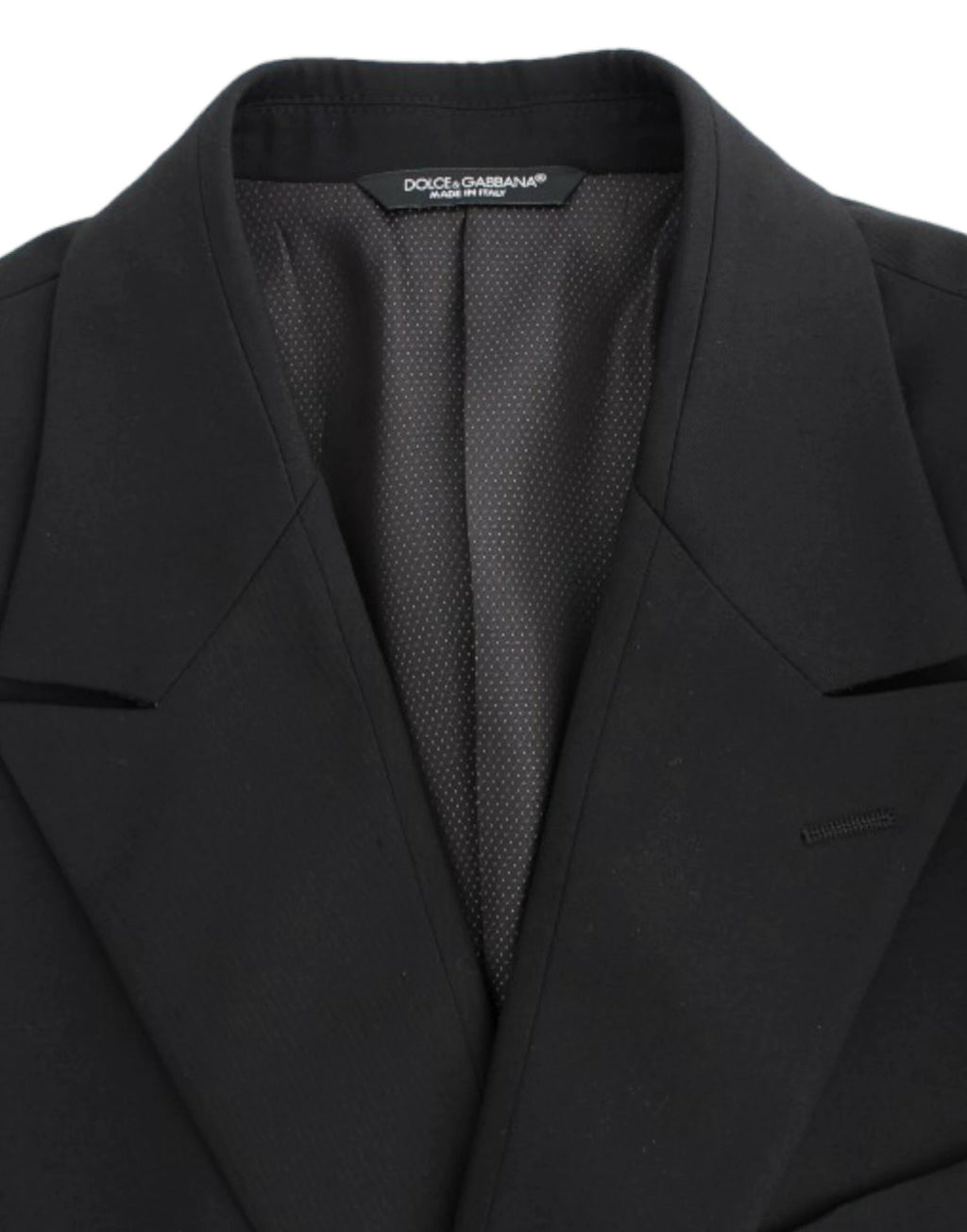 Dolce & Gabbana Black wool slim fit blazer by Dolce & Gabbana