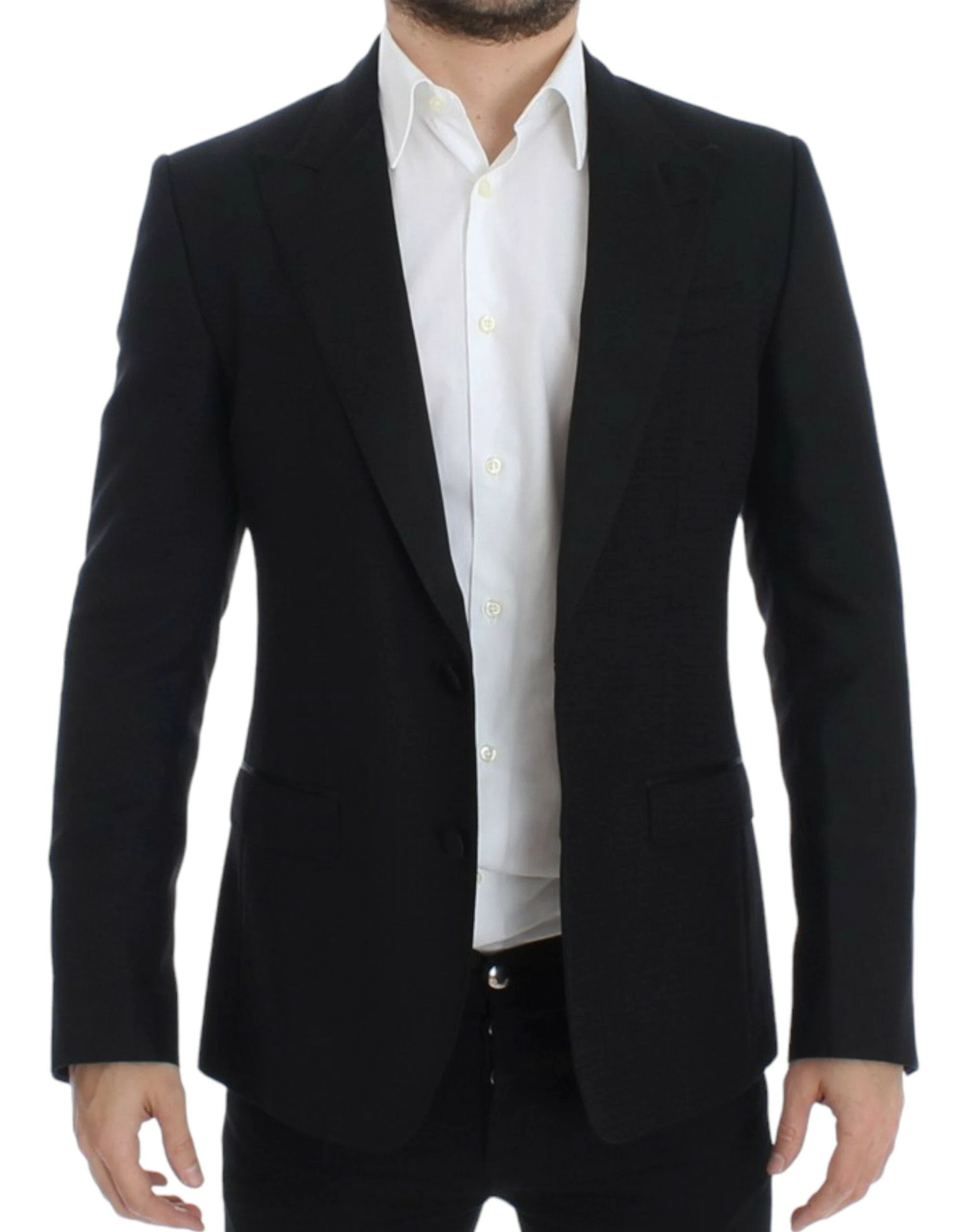 Dolce & Gabbana Black wool silk SICILIA blazer by Dolce & Gabbana