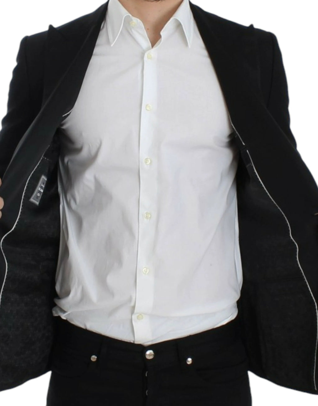 Dolce & Gabbana Black wool silk SICILIA blazer by Dolce & Gabbana