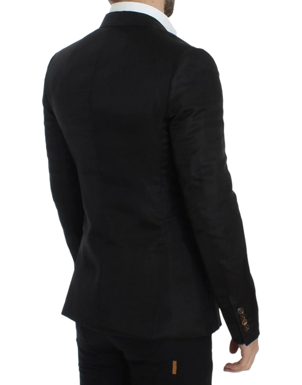Dolce & Gabbana Black silk slim fit blazer by Dolce & Gabbana