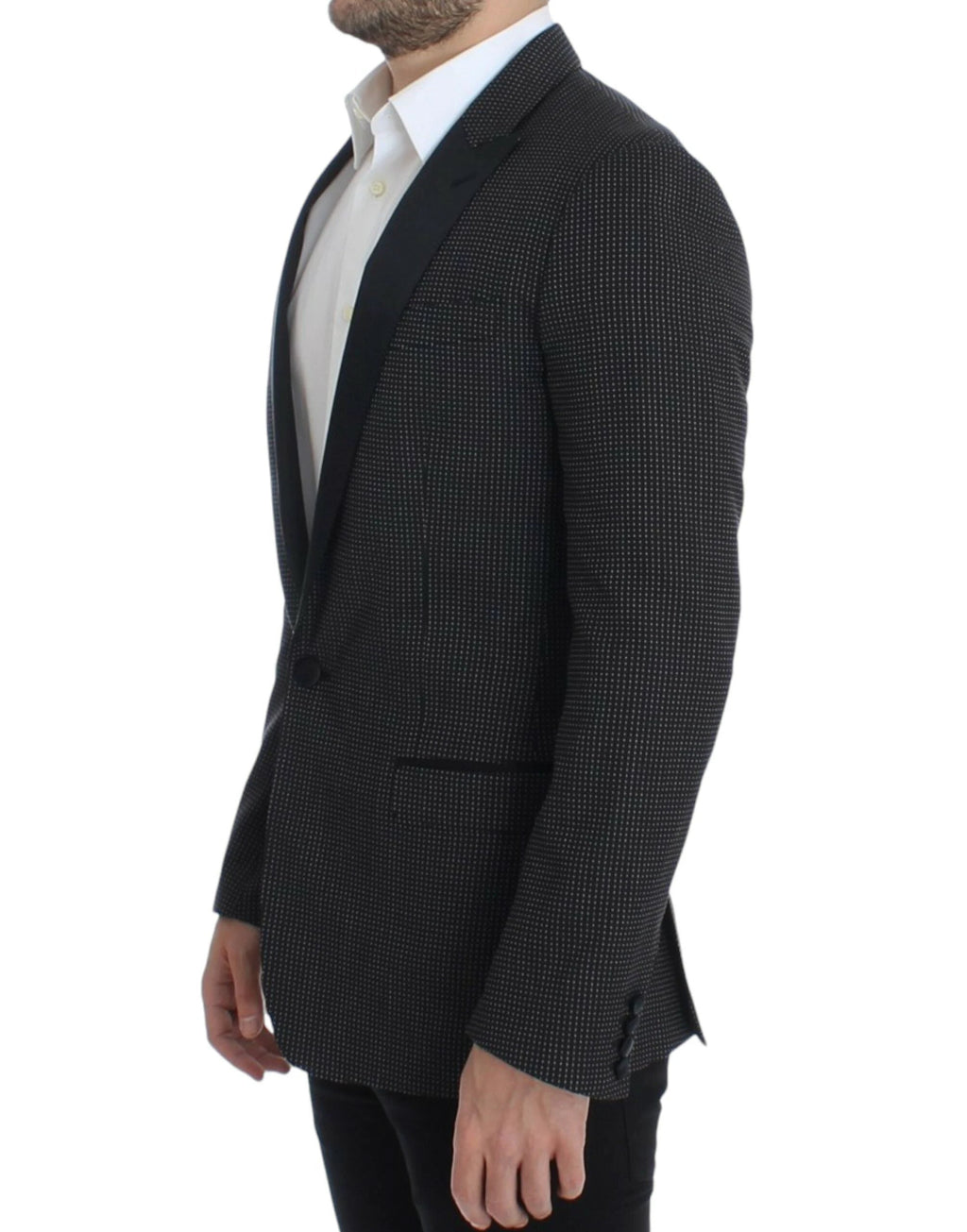 Dolce & Gabbana Black wool slim MARTINI blazer by Dolce & Gabbana