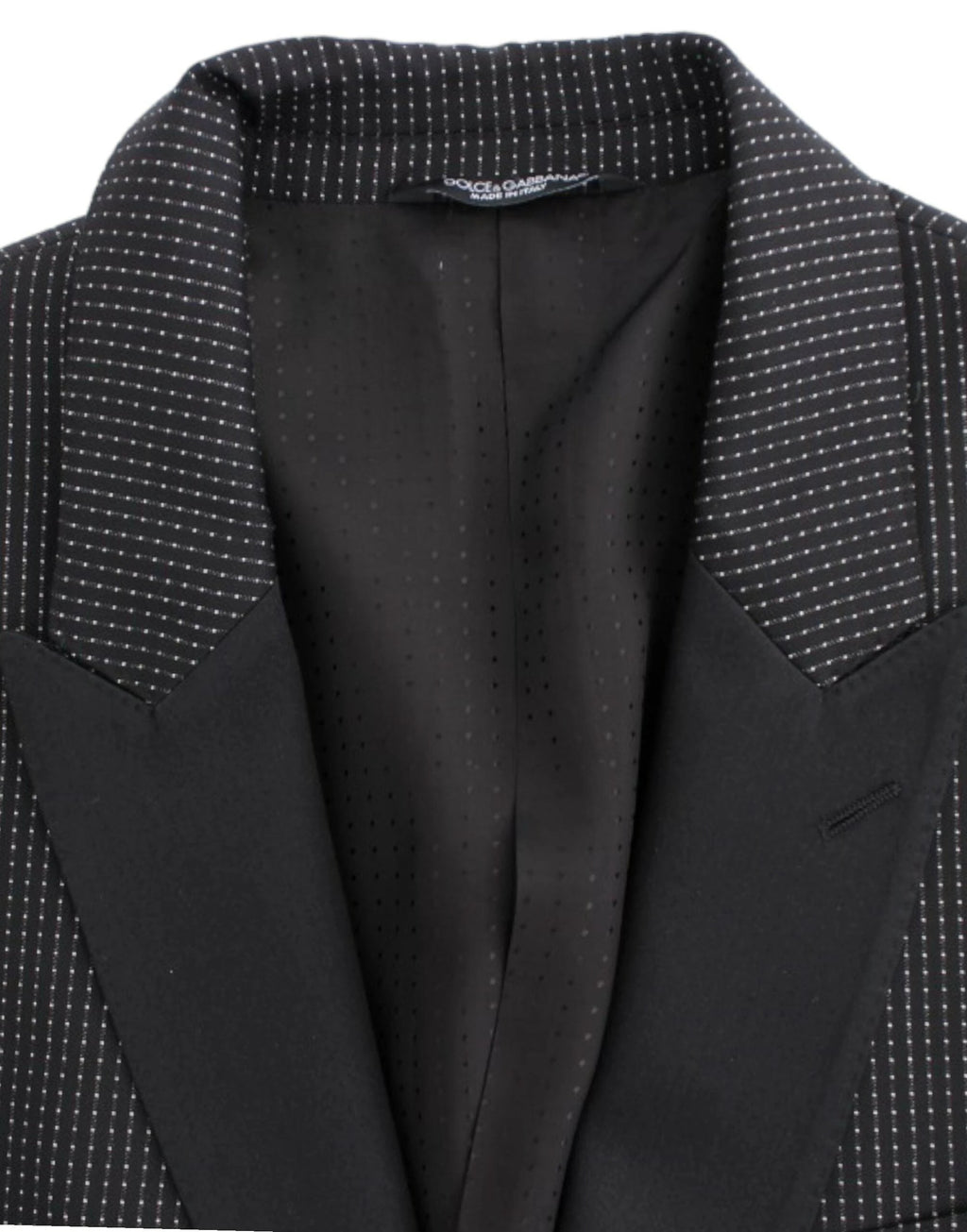 Dolce & Gabbana Black wool slim MARTINI blazer by Dolce & Gabbana