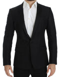Dolce & Gabbana Black wool MARTINI slim blazer by Dolce & Gabbana