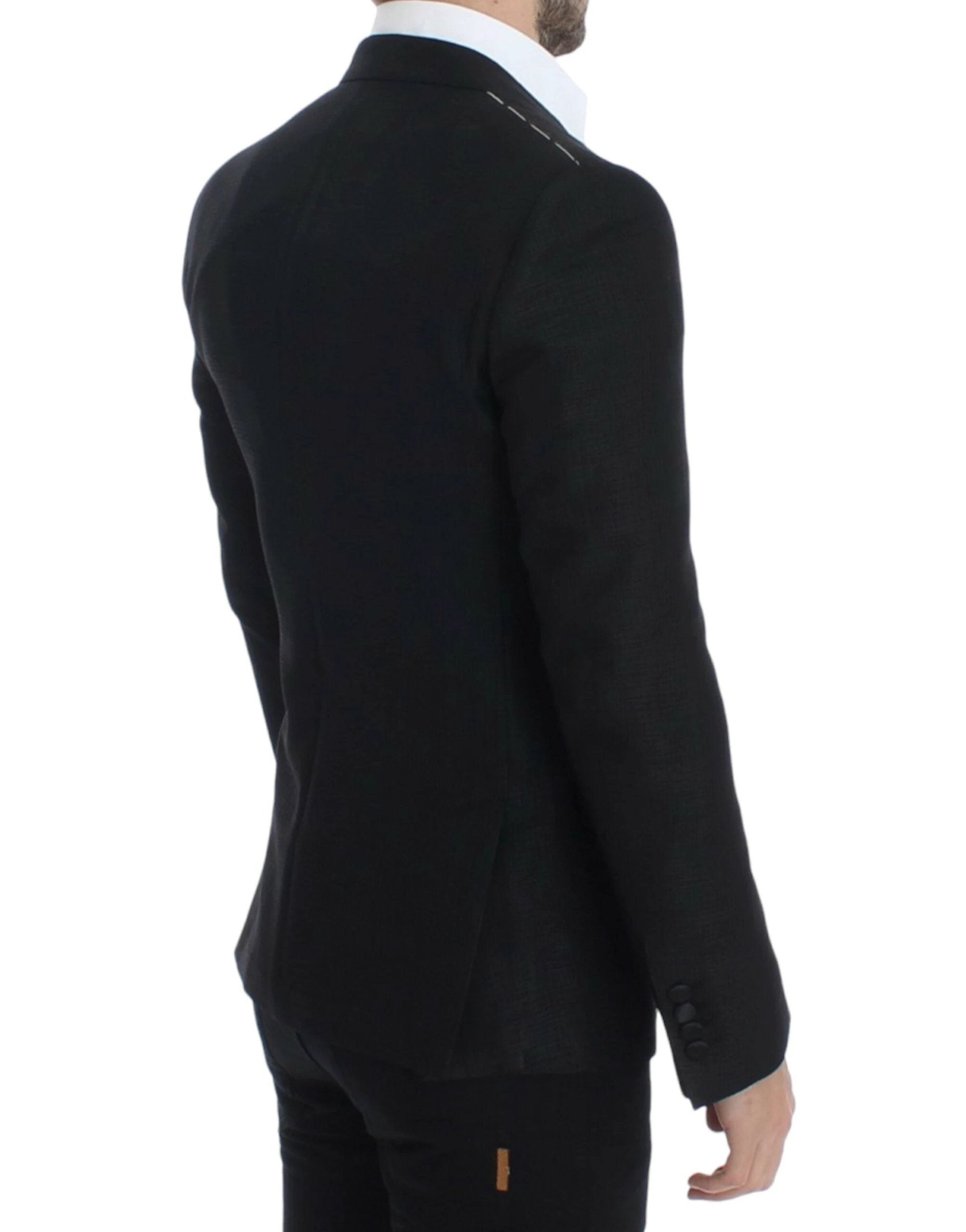 Dolce & Gabbana Black wool MARTINI slim blazer by Dolce & Gabbana