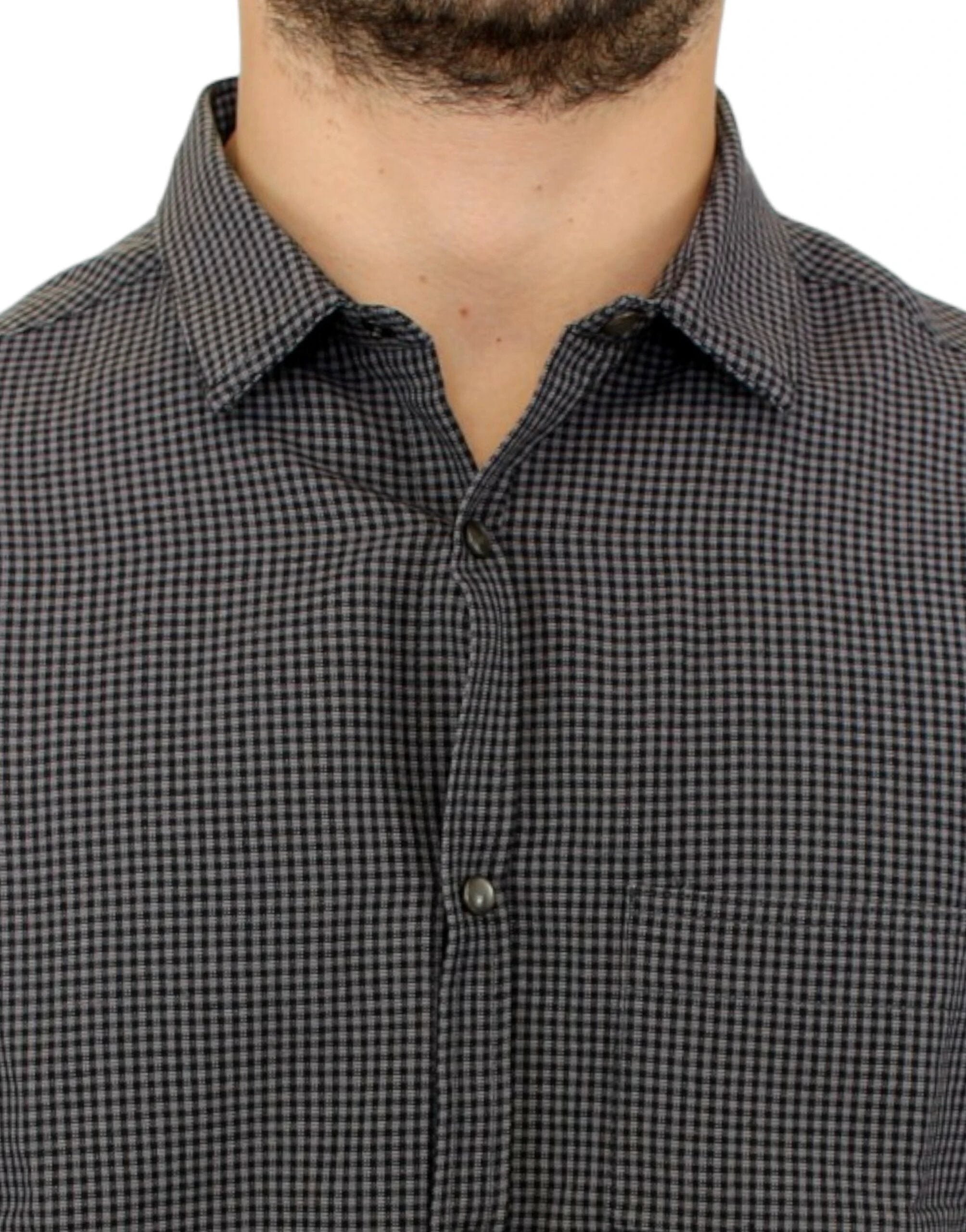 Costume National Gray linen casual shirt by Costume National