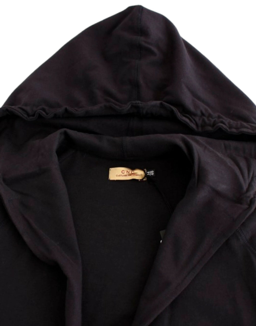 Costume National Blue hooded cotton sweater by Costume National