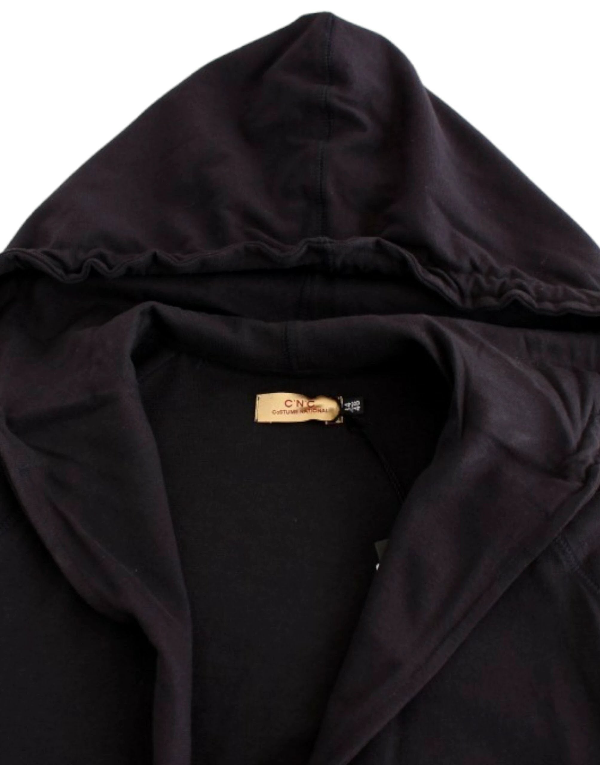 Costume National Blue hooded cotton sweater by Costume National