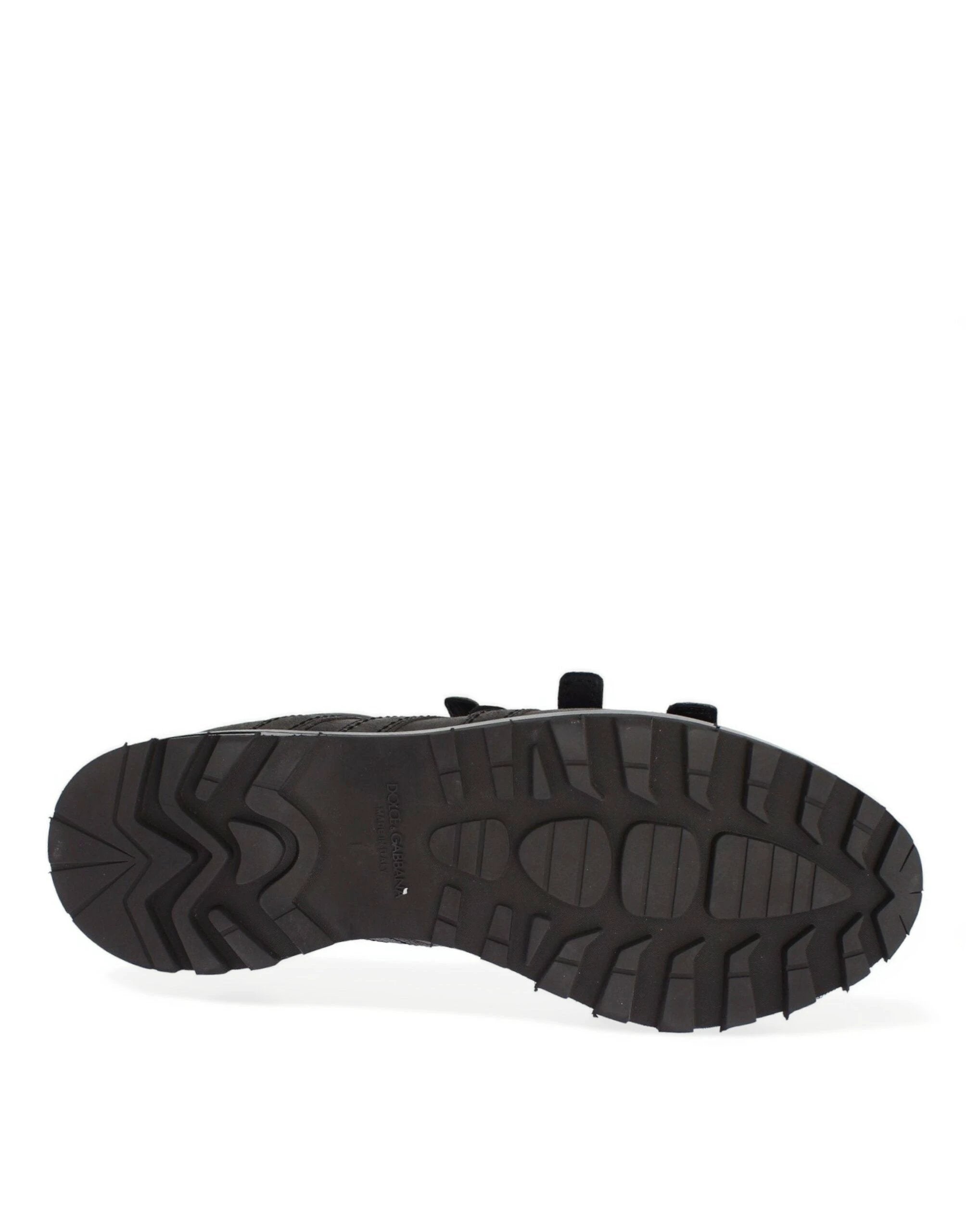 Dolce & Gabbana Gray Leather Ankle Strap Shoes Boots by Dolce & Gabbana