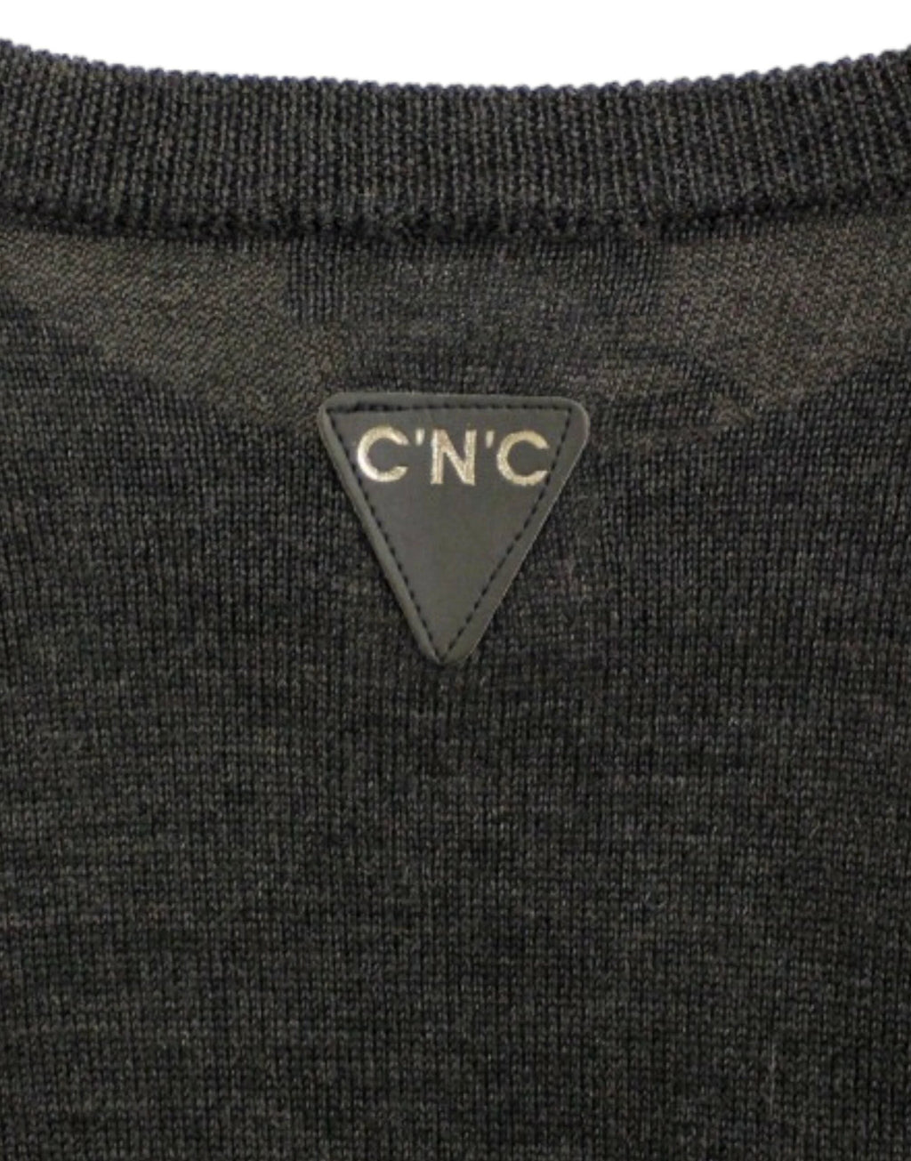 Costume National Gray crewneck pullover sweater by Costume National
