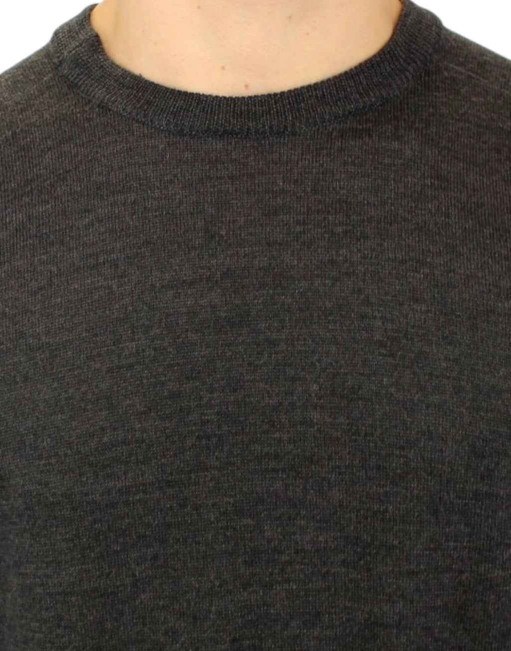 Costume National Gray crewneck pullover sweater by Costume National