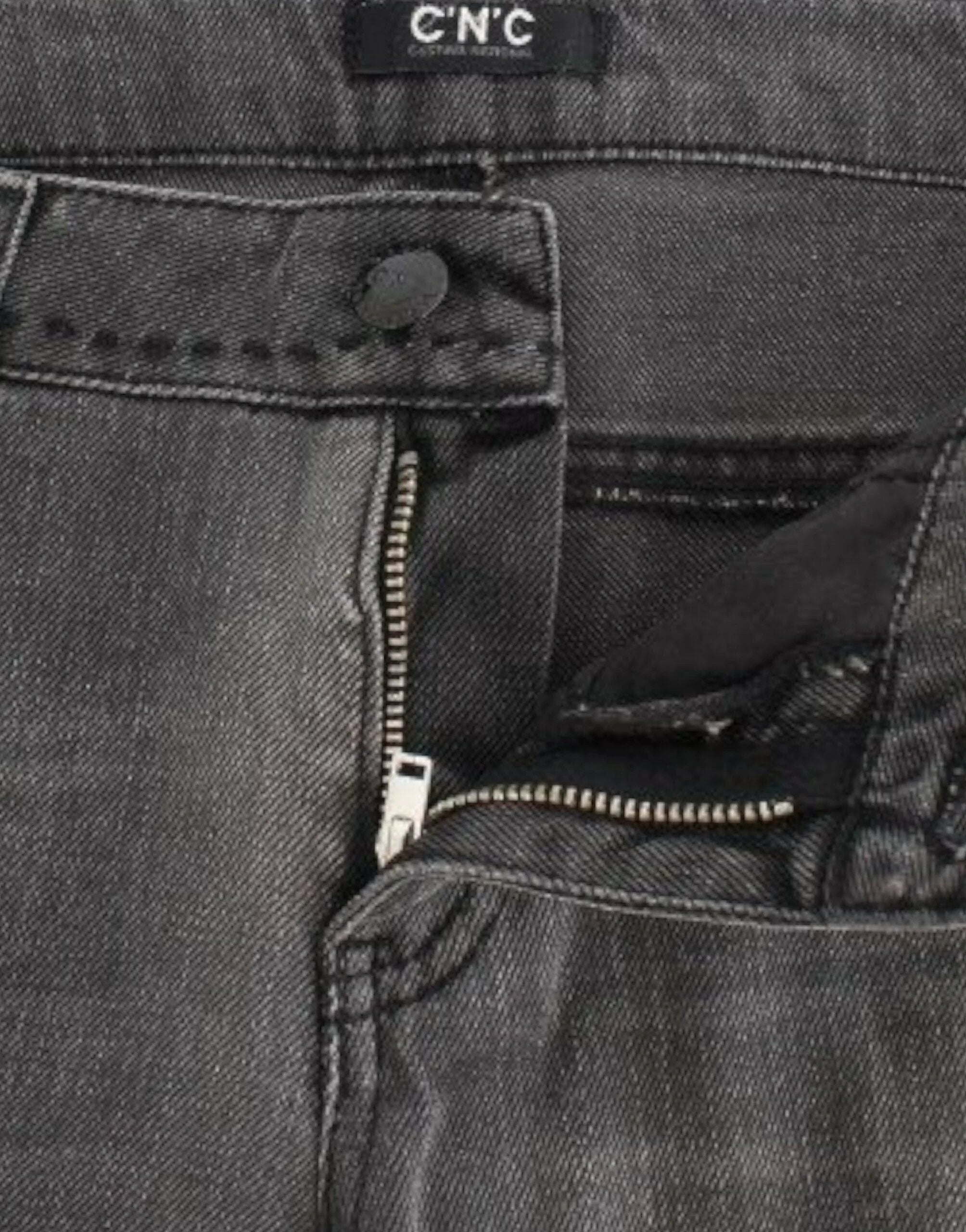 Costume National Gray straight leg jeans by Costume National