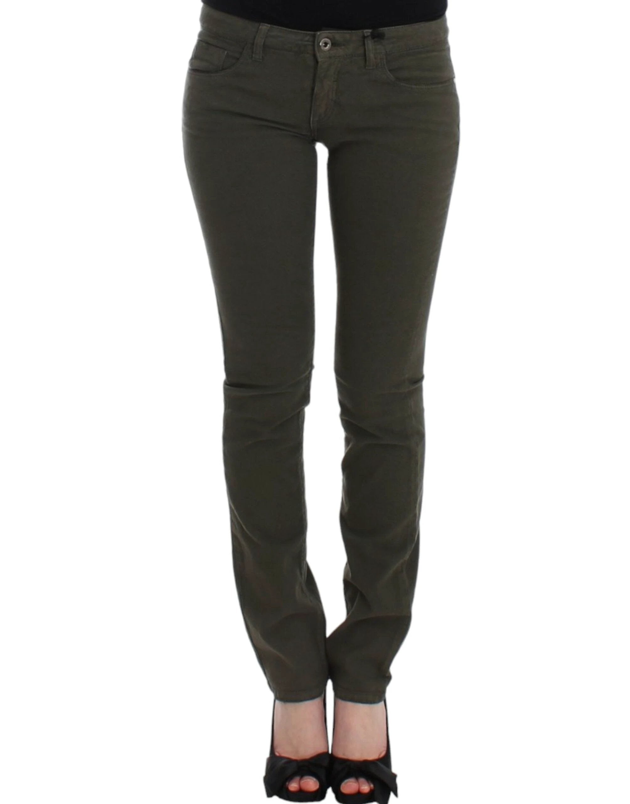 Costume National Green slim leg jeans by Costume National