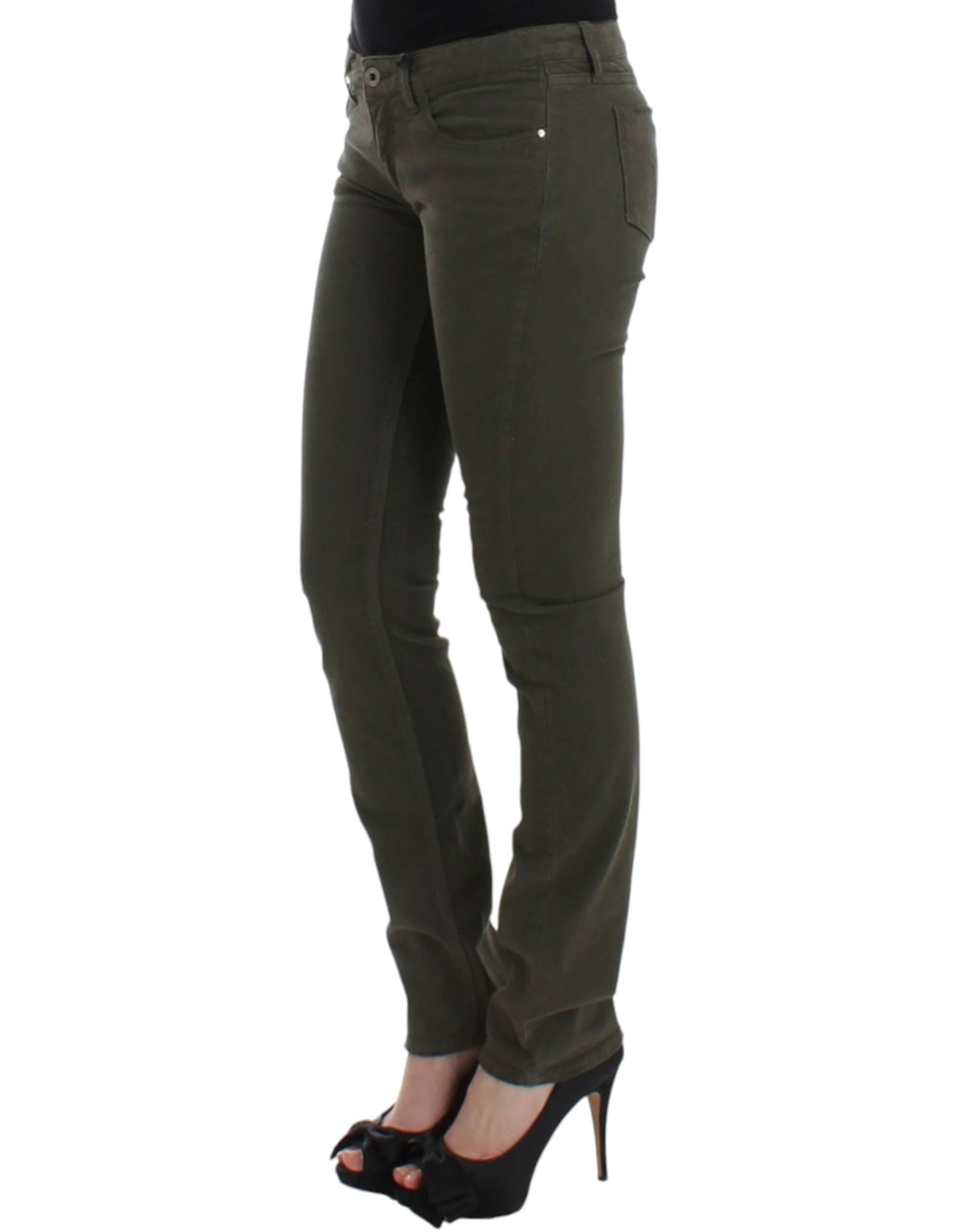Costume National Green slim leg jeans by Costume National