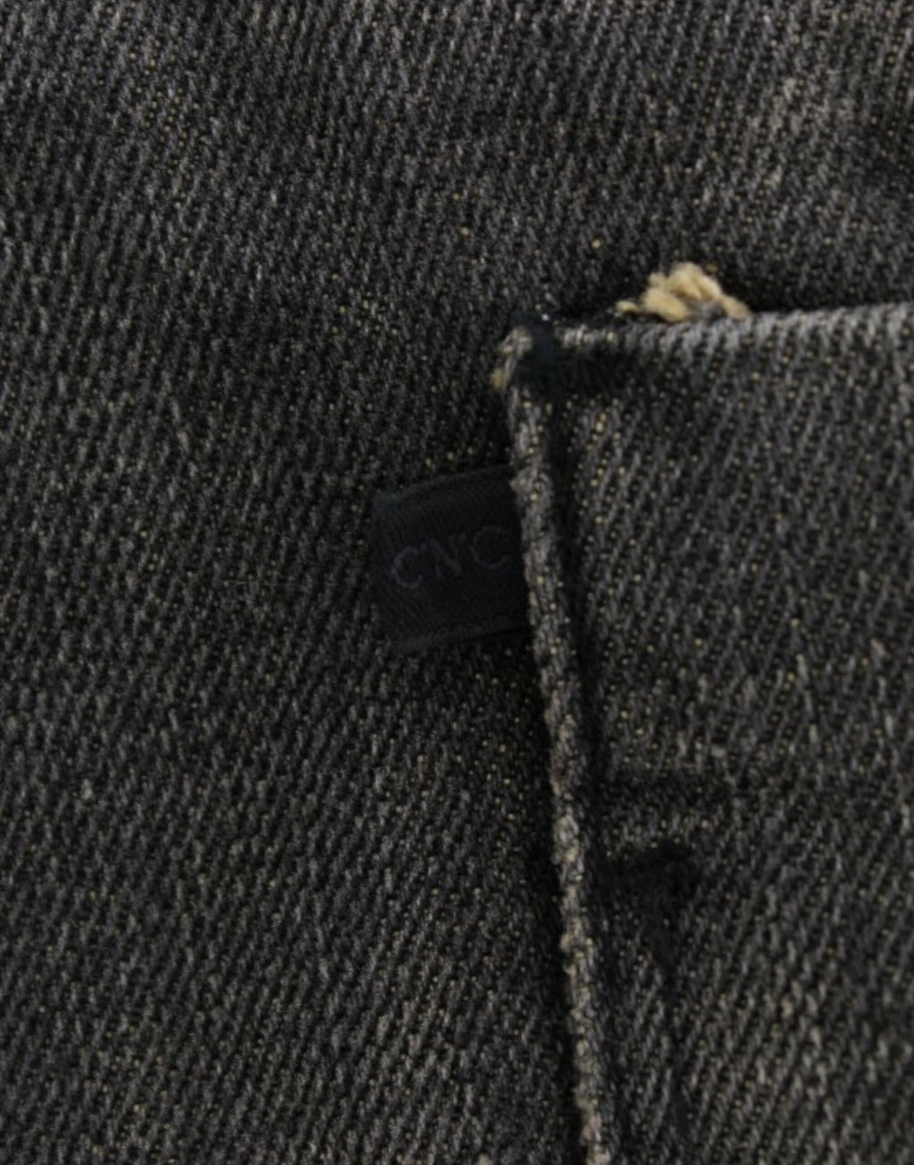 Costume National Gray distressed jeans by Costume National