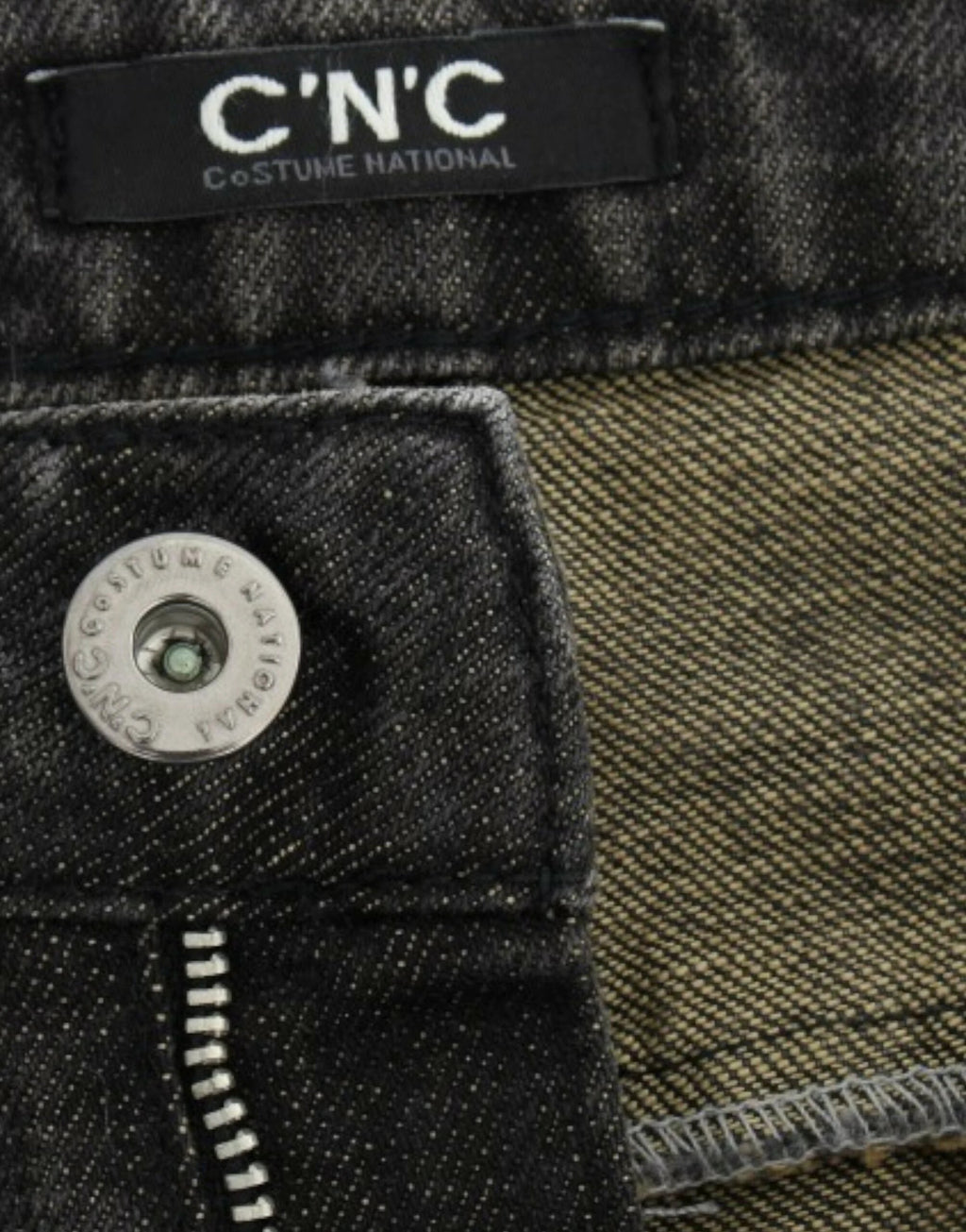 Costume National Gray distressed jeans by Costume National