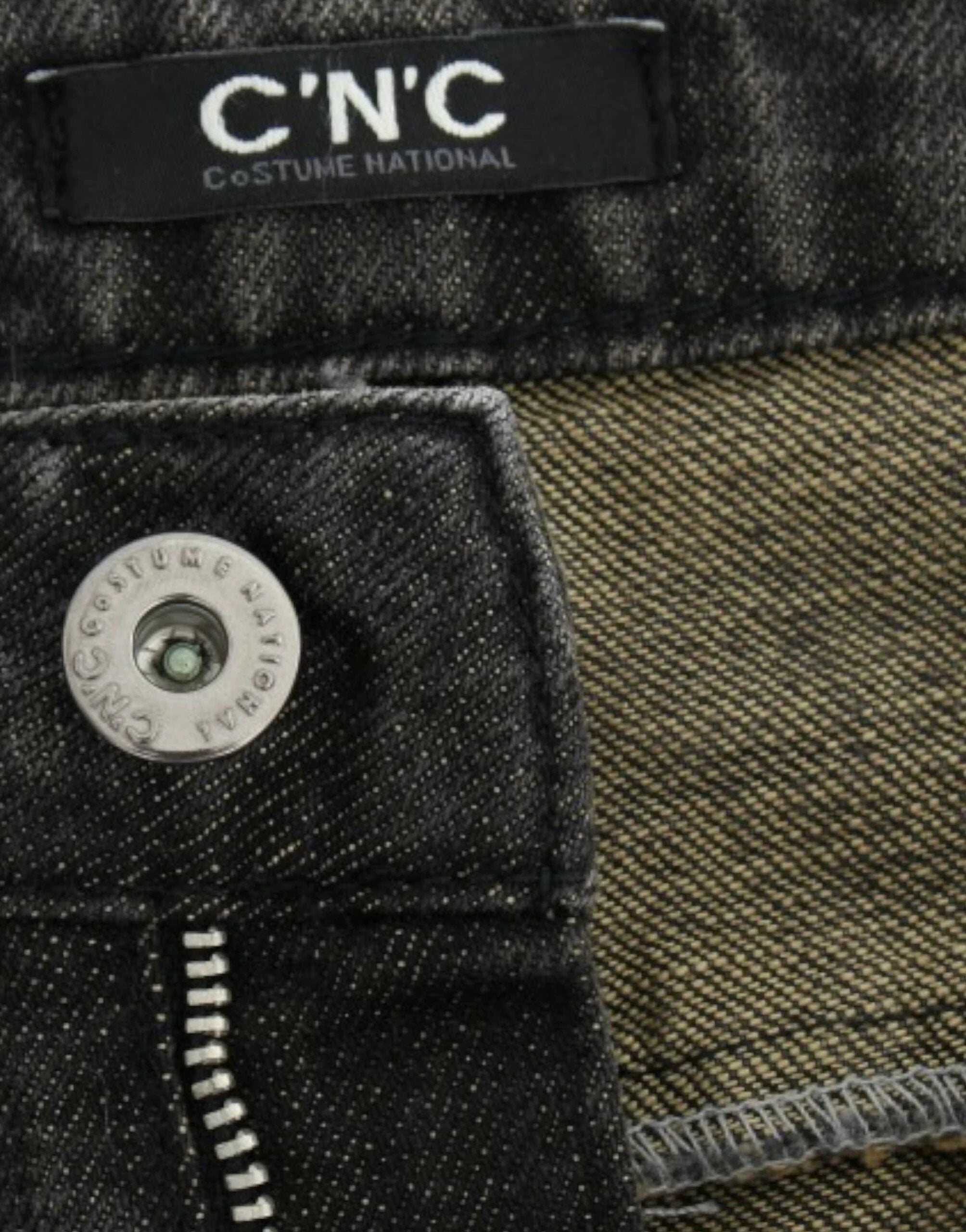 Costume National Gray distressed jeans by Costume National