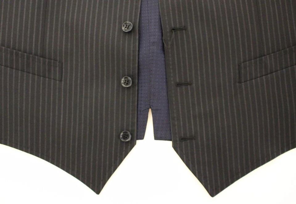 Dolce & Gabbana Gray Stretch Formal Dress Vest Gilet by Dolce & Gabbana
