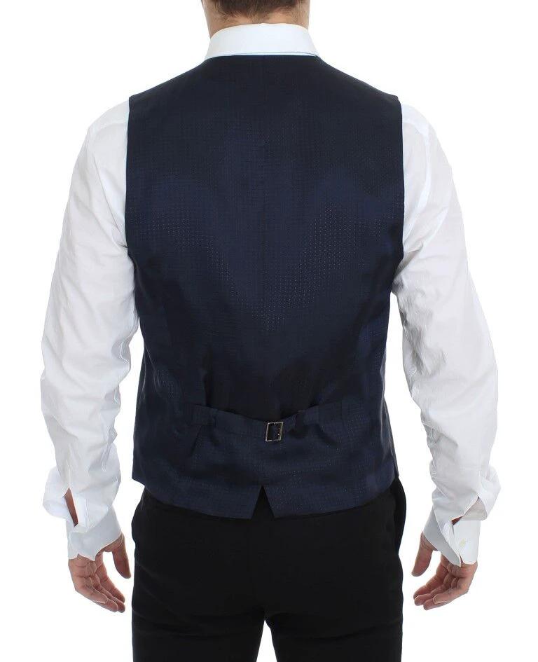 Dolce & Gabbana Gray Stretch Formal Dress Vest Gilet by Dolce & Gabbana