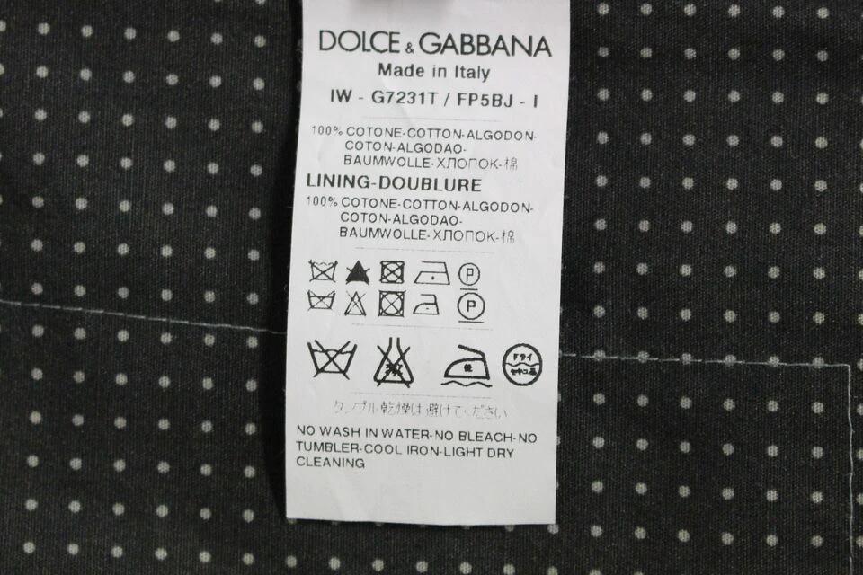 Dolce & Gabbana Gray Polka Dot Dress Vest Gilet Weste by Dolce & Gabbana