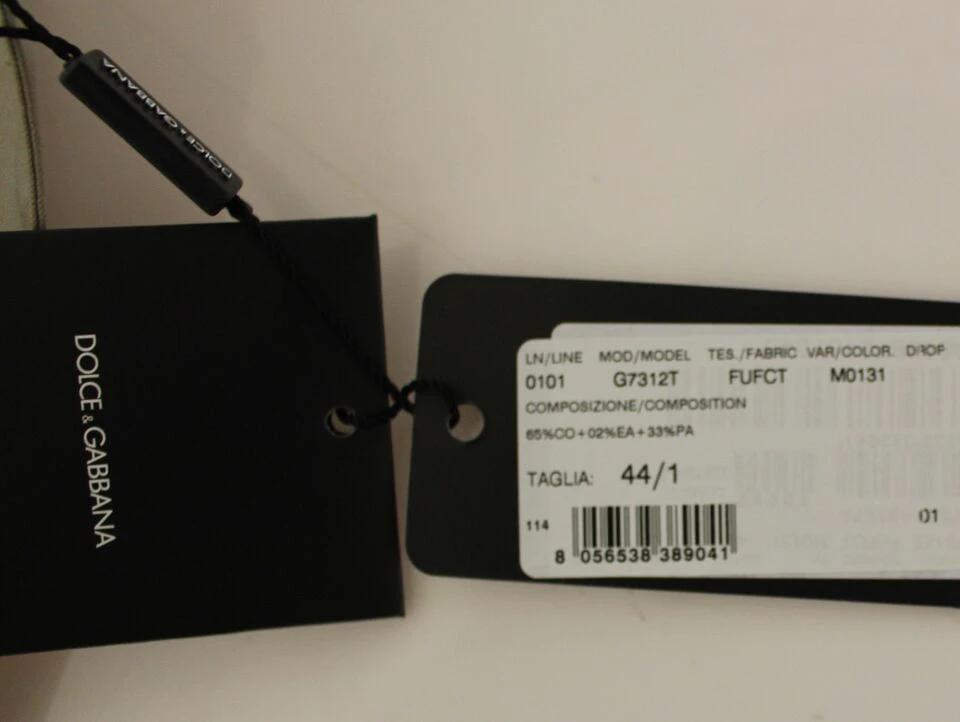 Dolce & Gabbana Beige Cotton Dress Vest Blazer Jacket by Dolce & Gabbana