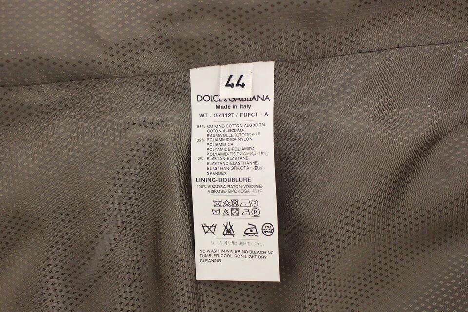 Dolce & Gabbana Beige Cotton Dress Vest Blazer Jacket by Dolce & Gabbana