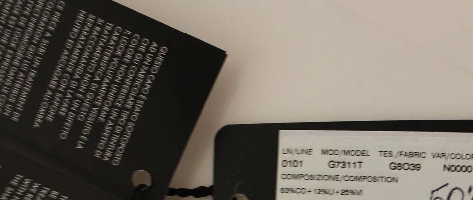 Dolce & Gabbana Black Flax Cotton Dress Vest Blazer by Dolce & Gabbana