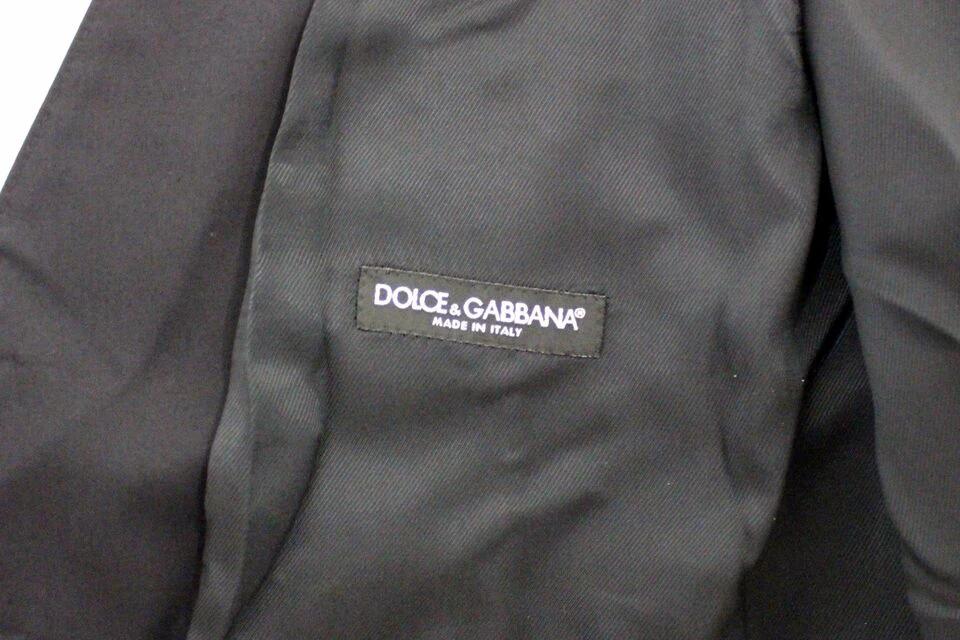 Dolce & Gabbana Blue Cotton Stretch Dress Vest Blazer by Dolce & Gabbana